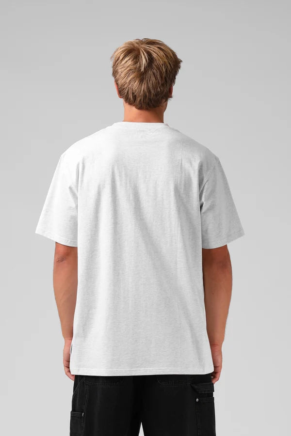 RPM Base Tee White Marle