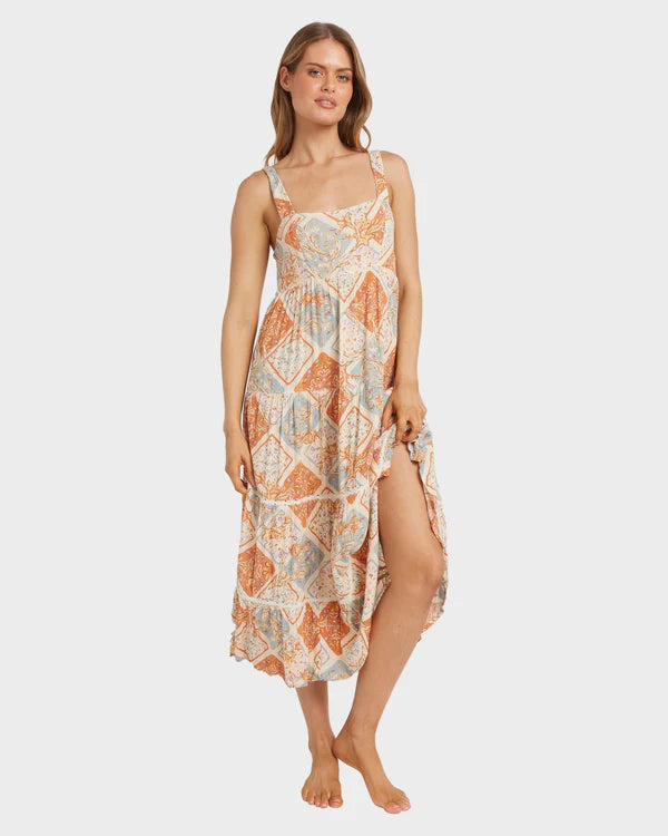 BILLABONG Forever Folk Shine Midi Dress