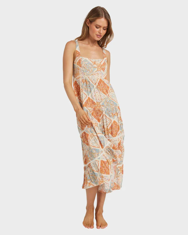 BILLABONG Forever Folk Shine Midi Dress