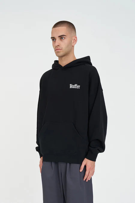 HUFFER Box Centennial Hoodie Black