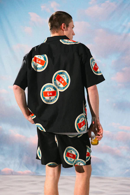 HUFFER X STEINLAGER Box Party  Coasters Shirt