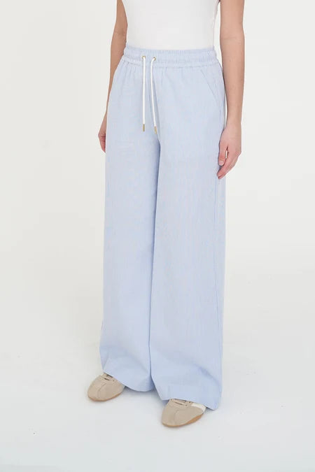 HUFFER Cruise Lounge Pant Bay Blue Stripe