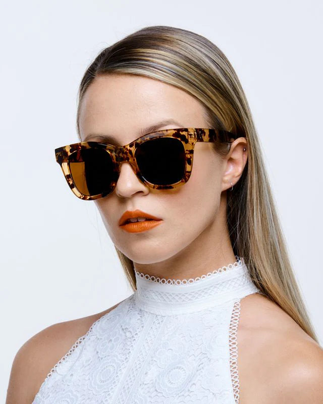 REALITY EYEWEAR crush Honey Turtle Sunglass