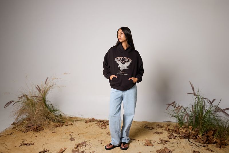 SILENT THEORY Ambient Hoodie Black