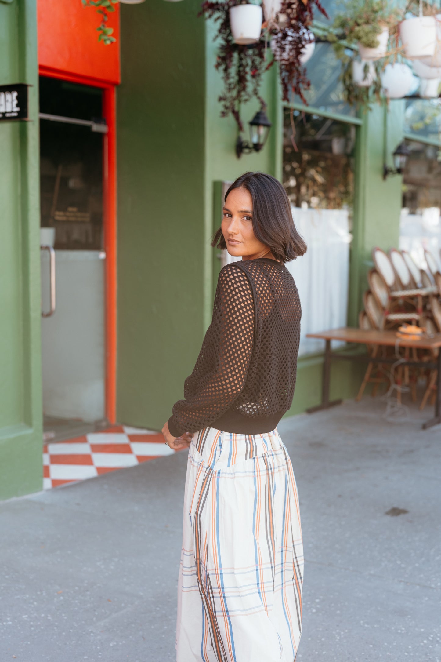 ET ALIA Cleo Knit Top Black