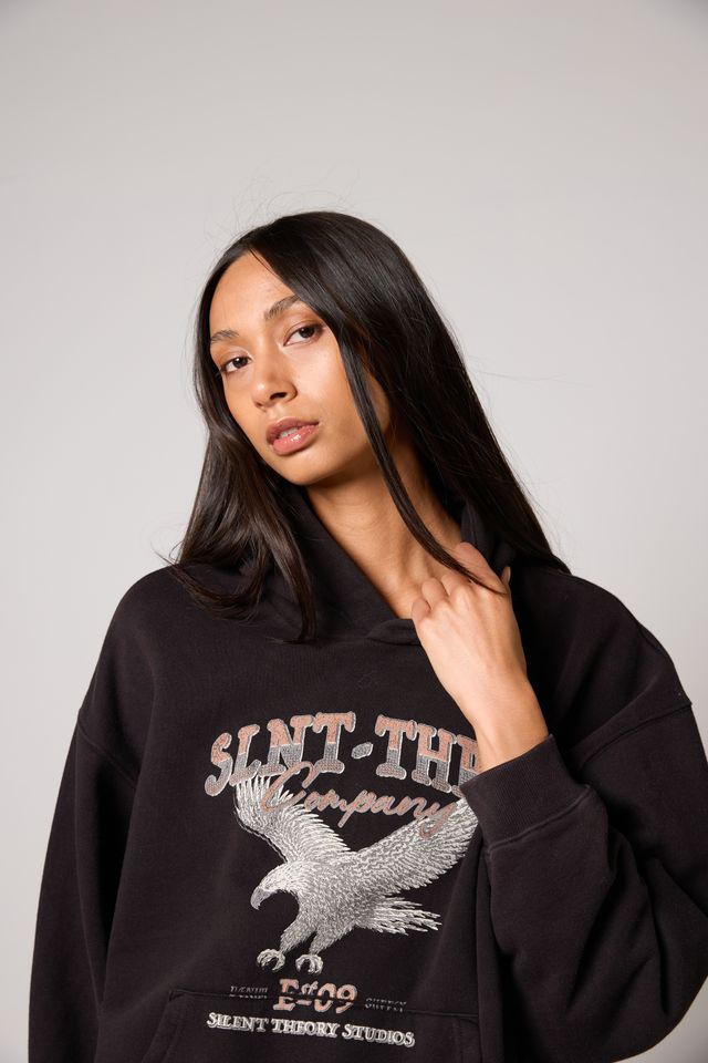 SILENT THEORY Ambient Hoodie Black