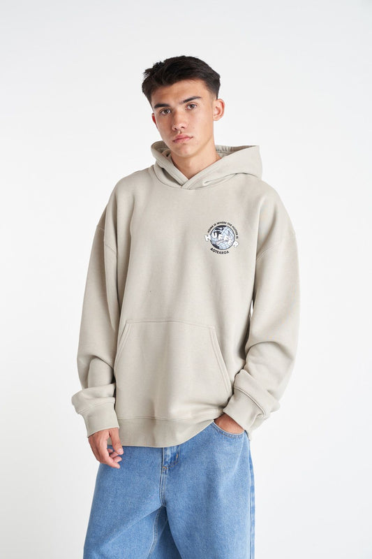 HUFFER Saturday Hood Home is Hoodie Moonrock