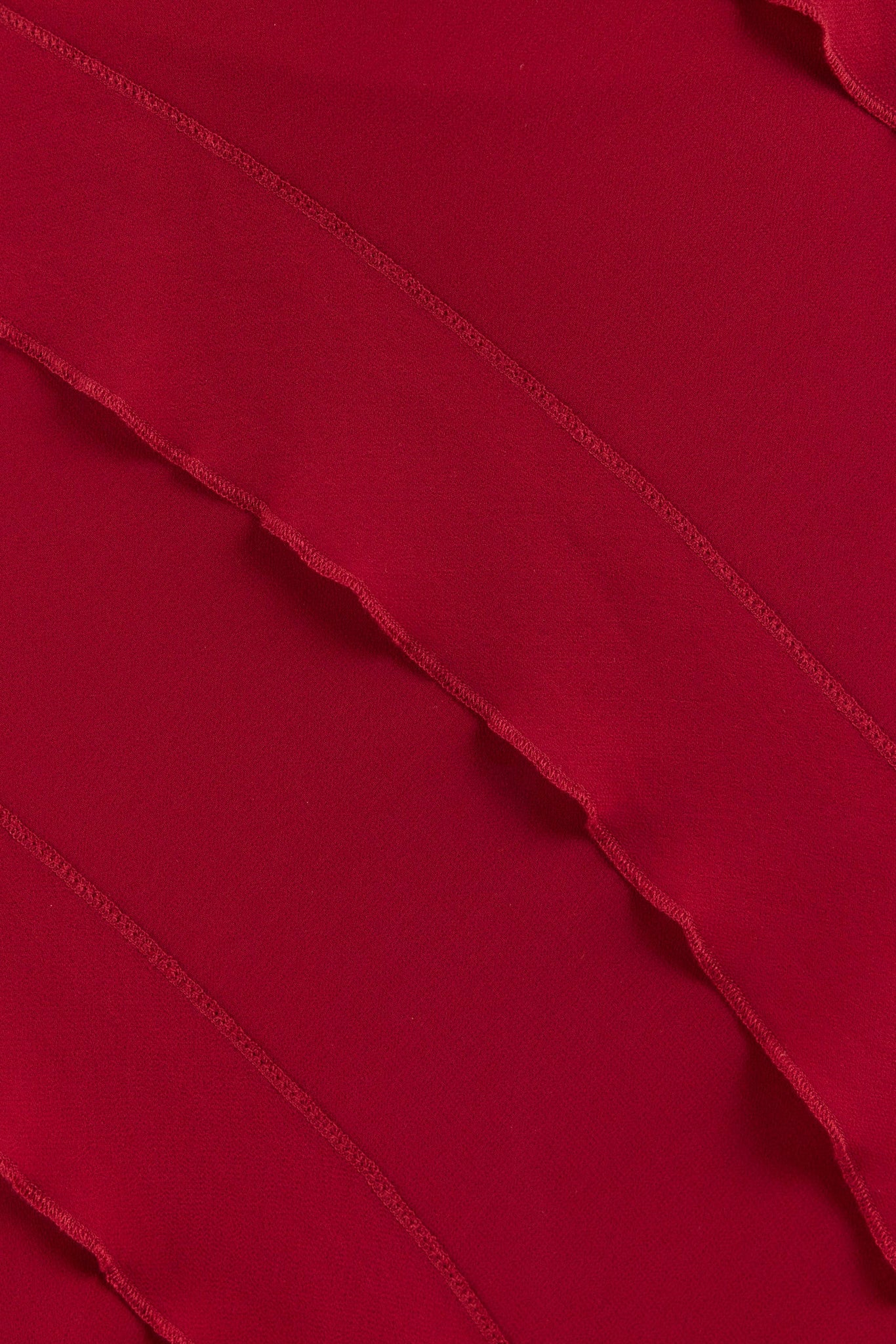 GEORGIA ZOE Galore Georgette Bias Cut Dress Dark Red
