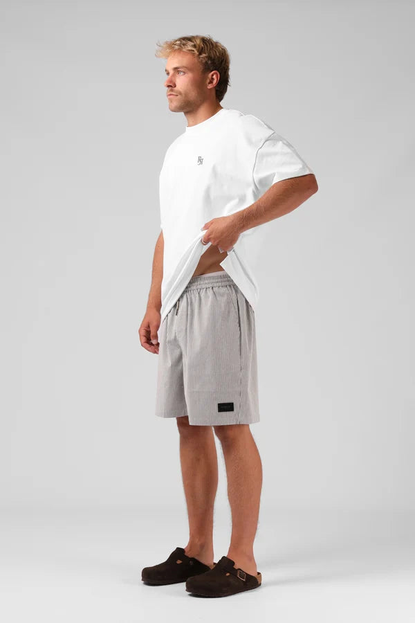 RPM Hickory Short Grey Pinstripe