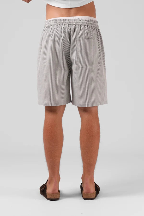 RPM Hickory Short Grey Pinstripe