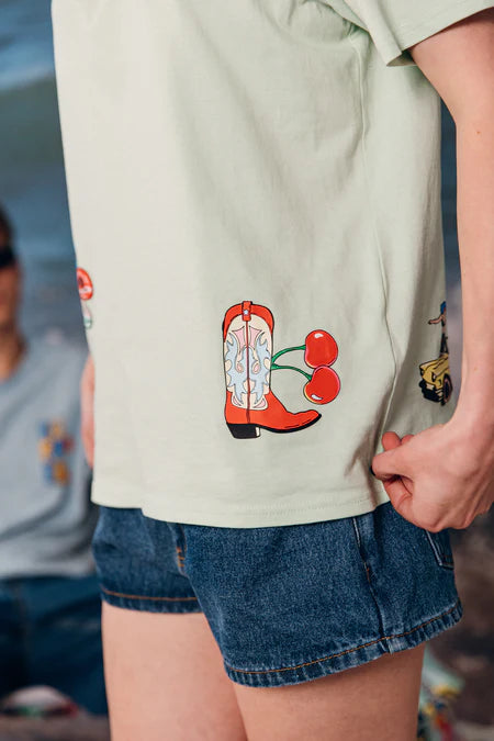 HUFFER Classic Tee Festie Matcha