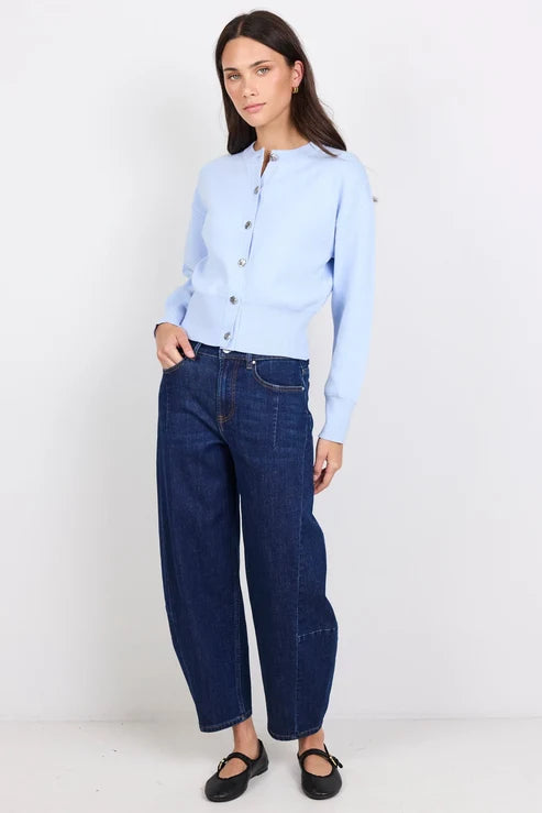 IVY + JACK Hallmark Cardigan Ice Blue