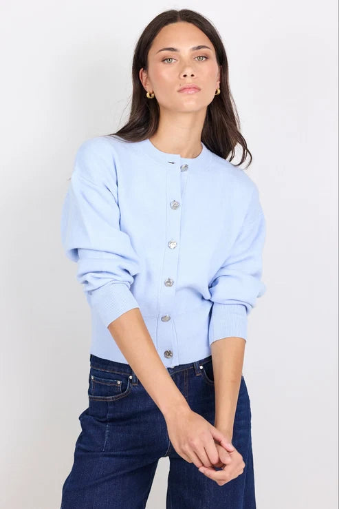 IVY + JACK Hallmark Cardigan Ice Blue
