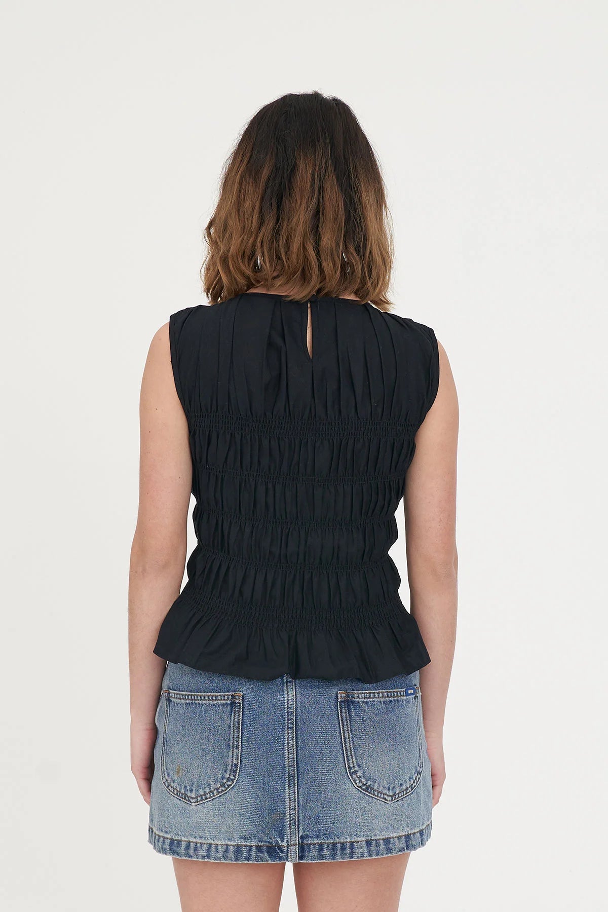 HUFFER Lin-In Bridget Top Black
