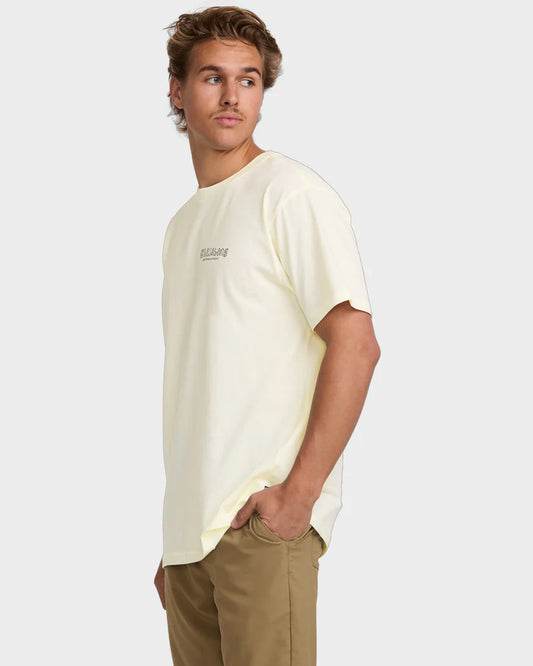 Billabong Make Tracks ADIV Short Sleeve Tee Off White