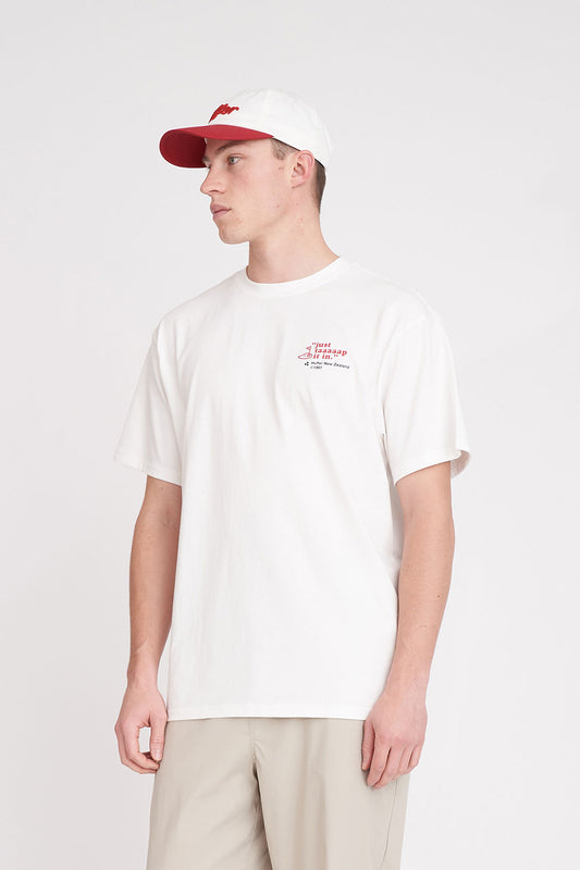 HUFFER Taaaaap it In Sup Tee Chalk