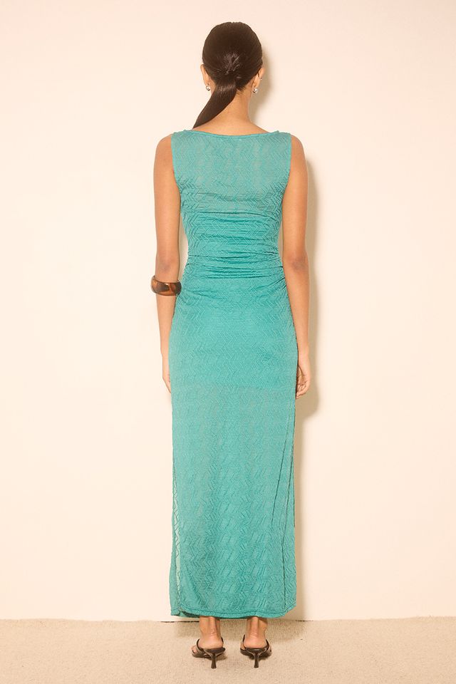 MON RENN Nola Dress Teal
