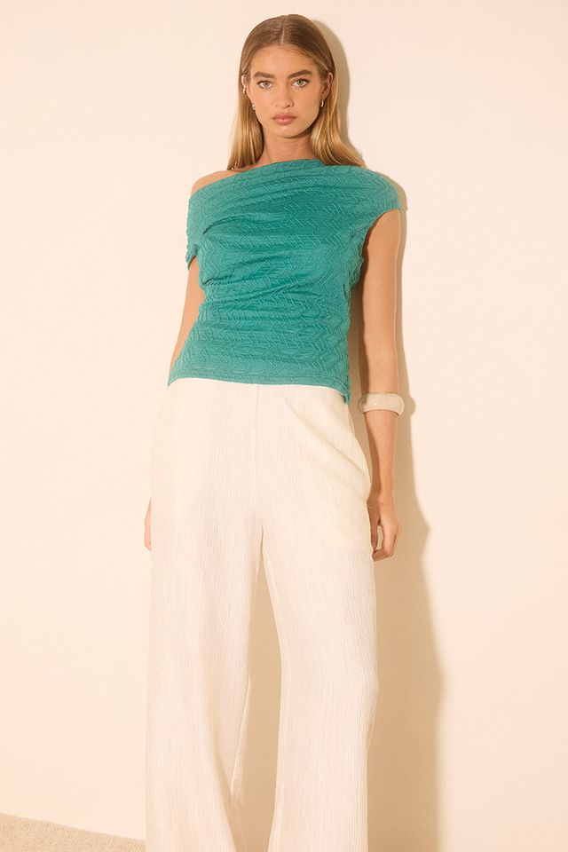 MON RENN Nola Top Teal