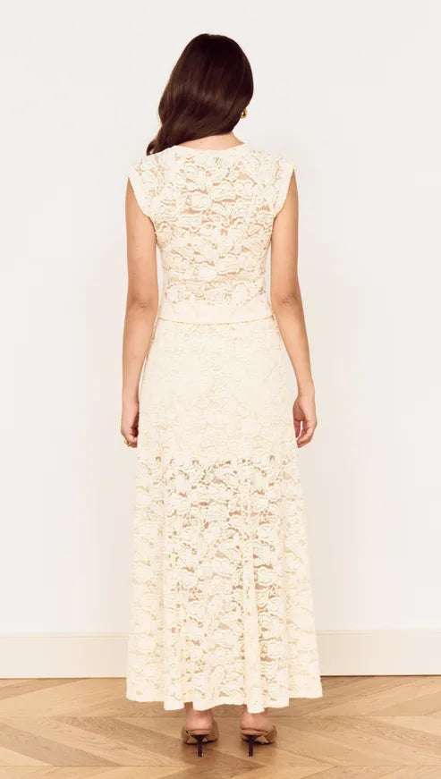 MINK PINK Ophelia Lace Maxi Skirt