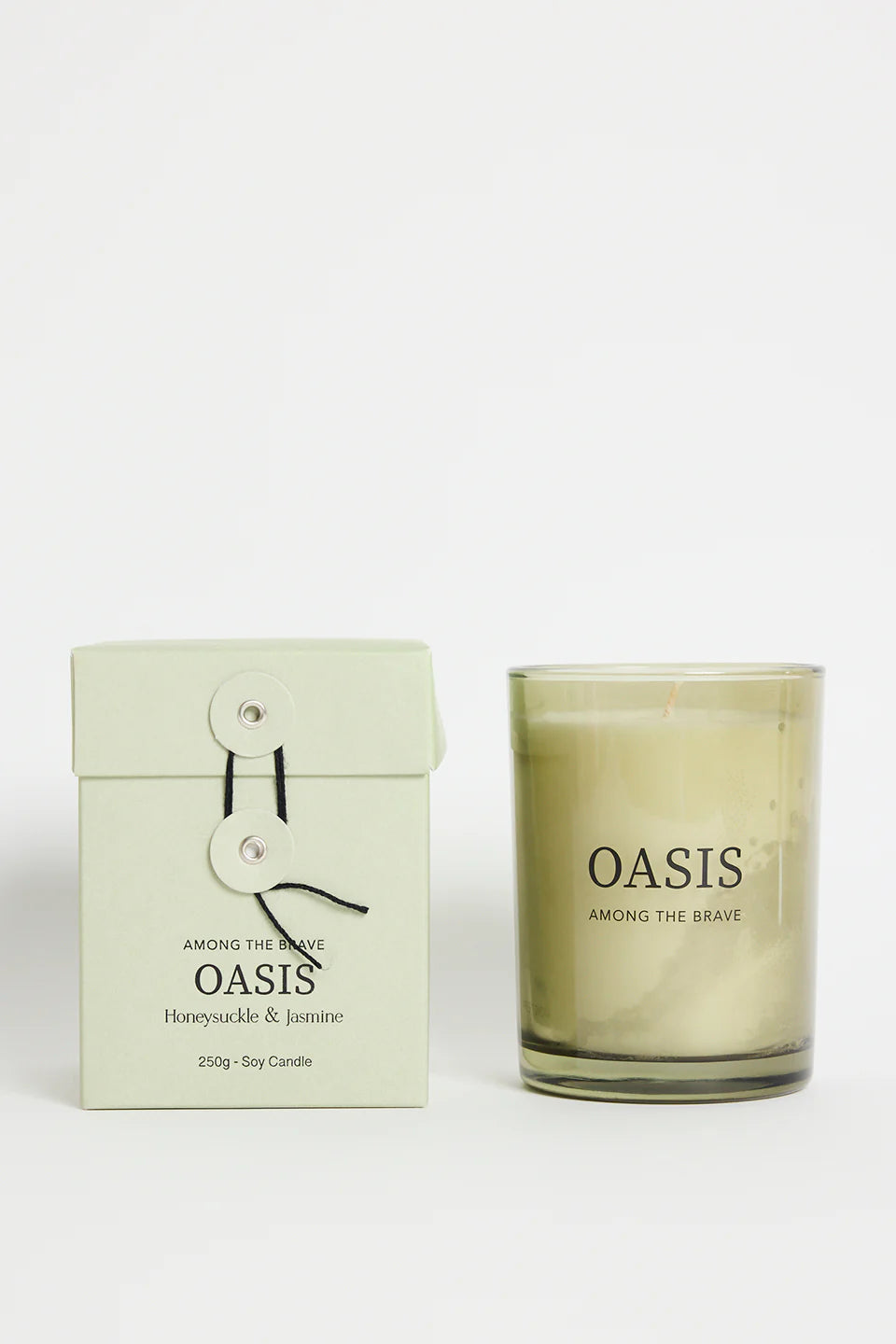 AMONG THE BRAVE Oasis Honeysuckle Jasmine 250g Soy Candle
