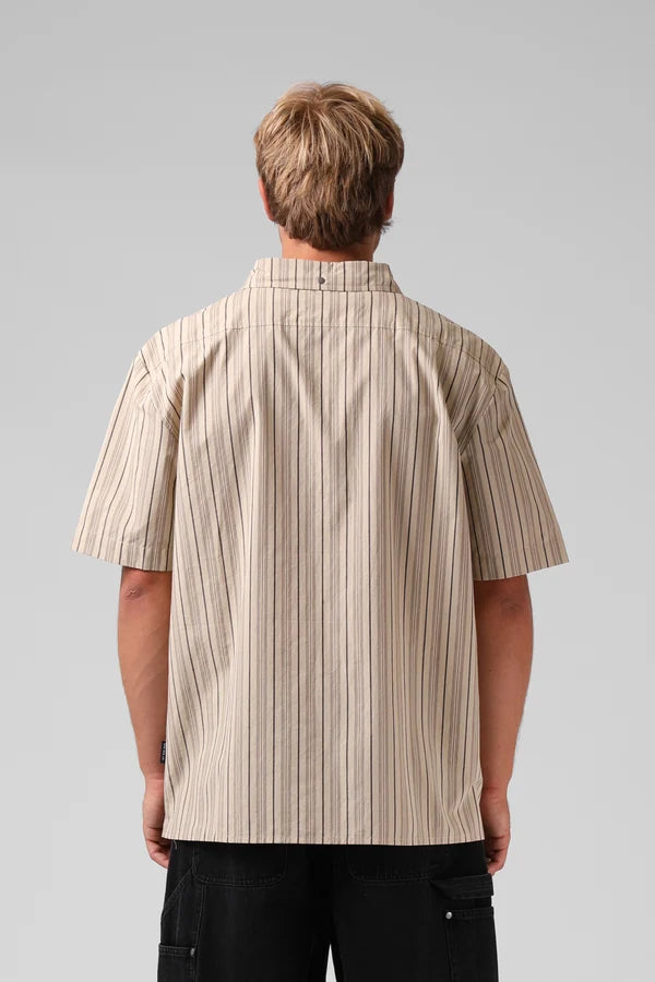 RPM Pin Stripe Shirt Natural