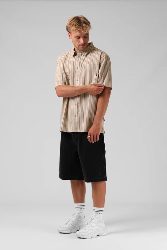 RPM Pin Stripe Shirt Natural