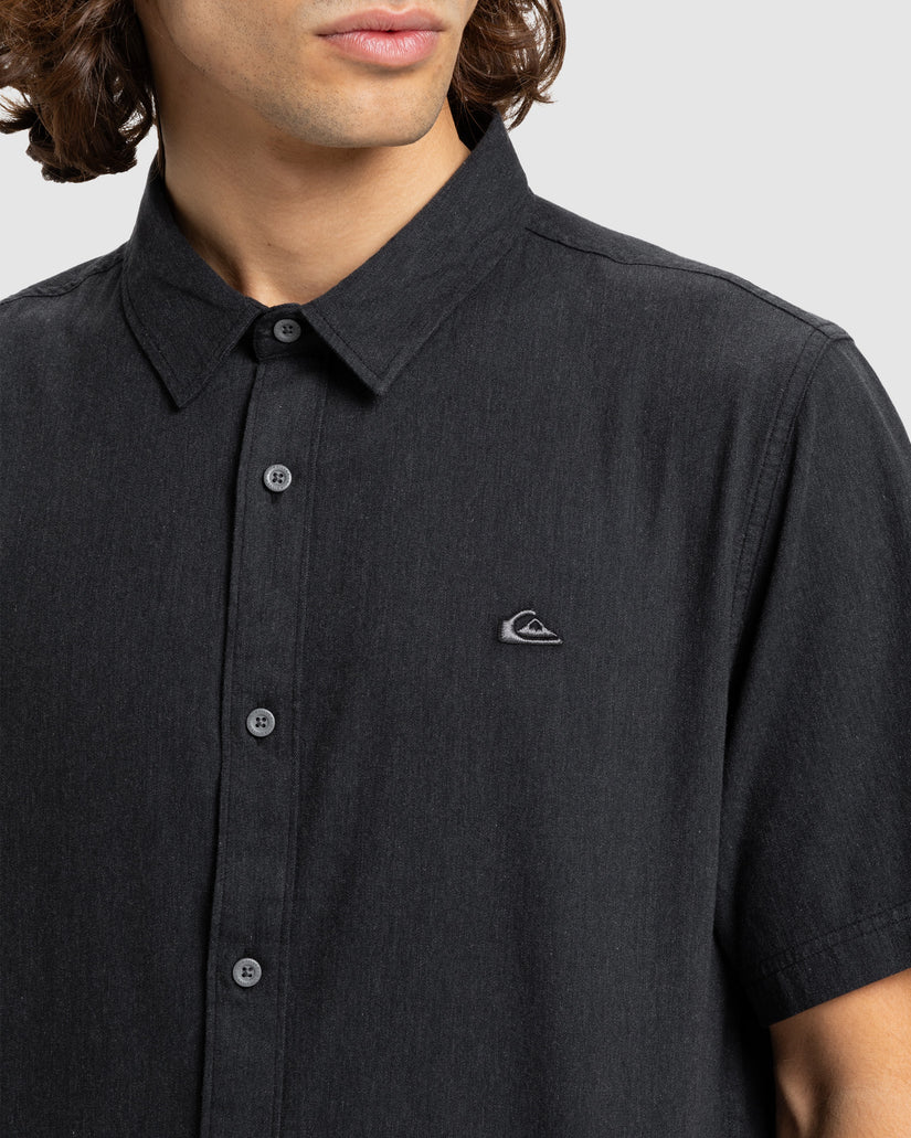 QUIKSILVER Premium Stretch Short Sleeve Shirt Black