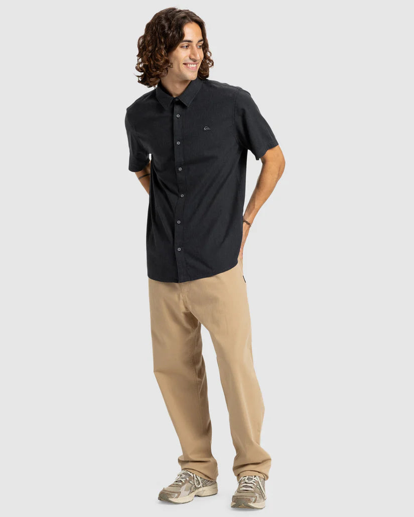 QUIKSILVER Premium Stretch Short Sleeve Shirt Black