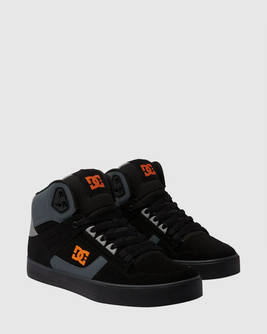 DC SHOES Pure High Top Shoe Black/Orange
