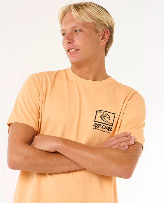 RIP CURL Raw Energy Trad Tee Mandarin Zest