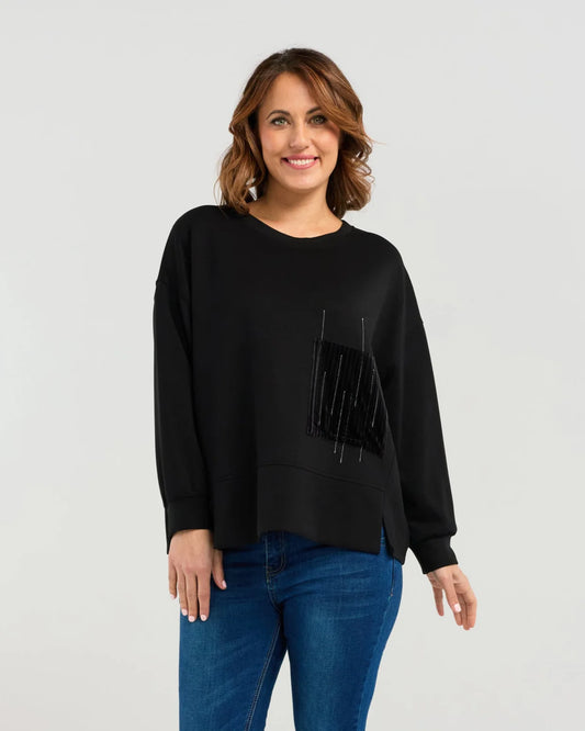 SEDUCE Verona Top Black
