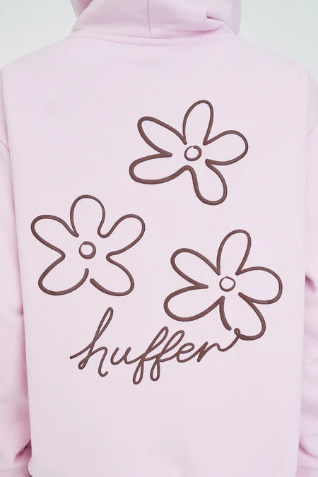 HUFFER Slouch FLower Bomb Hoodie Pink