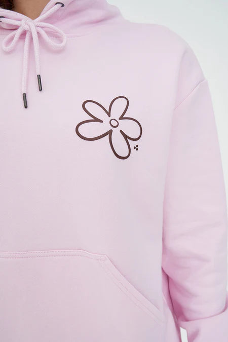 HUFFER Slouch FLower Bomb Hoodie Pink