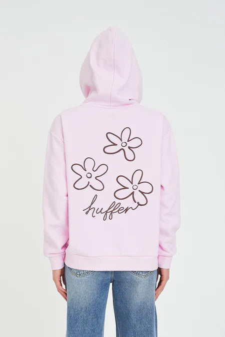HUFFER Slouch FLower Bomb Hoodie Pink