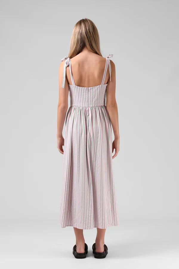 RPM Sofia Dress Pink Stripe