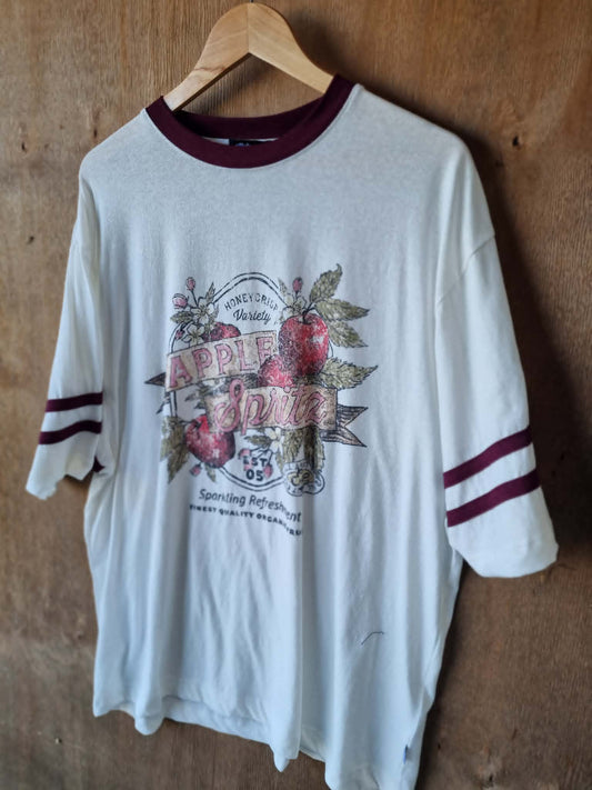 ALL ABOUT EVE Spritz Time Oversized Tee Vintage White