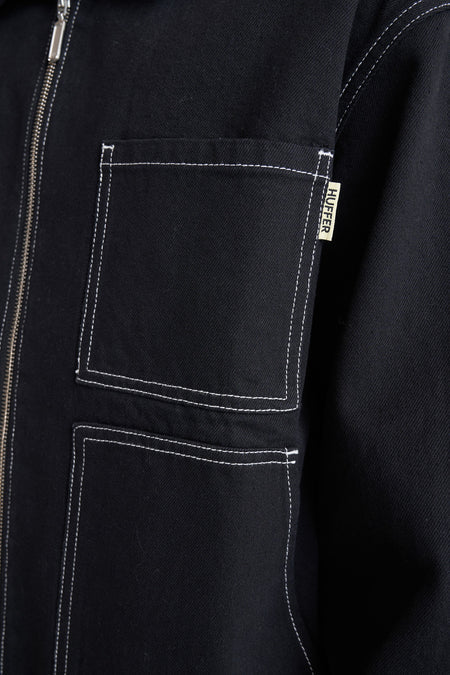 HUFFER Stage Denim Jacket Black