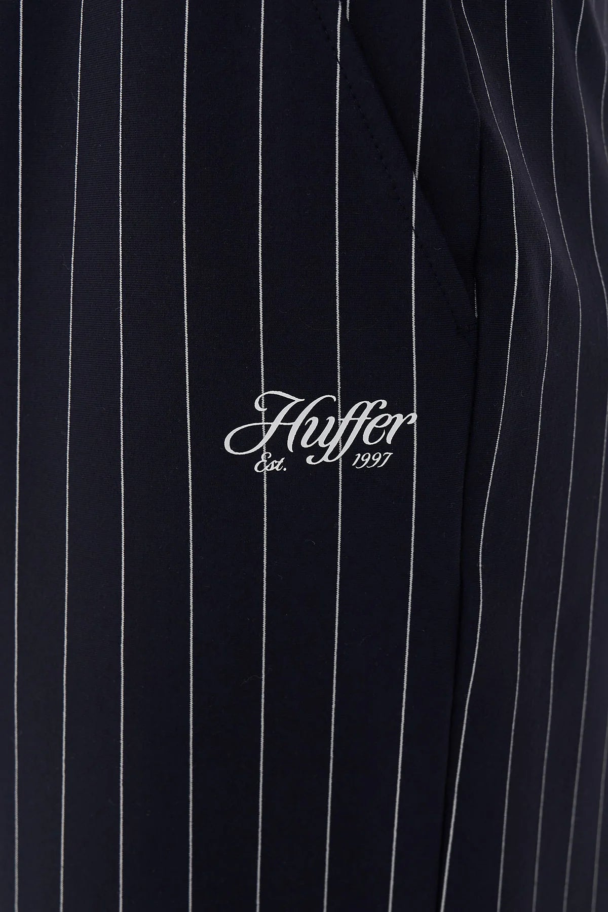 HUFFER Stripe Hailey Trackpant Navy