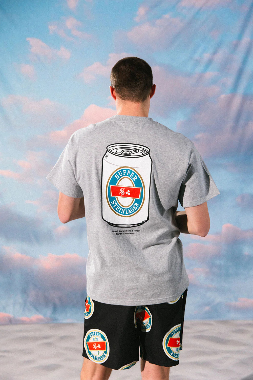 HUFFER X STEINLAGER Candy Sup Tee Greymarle