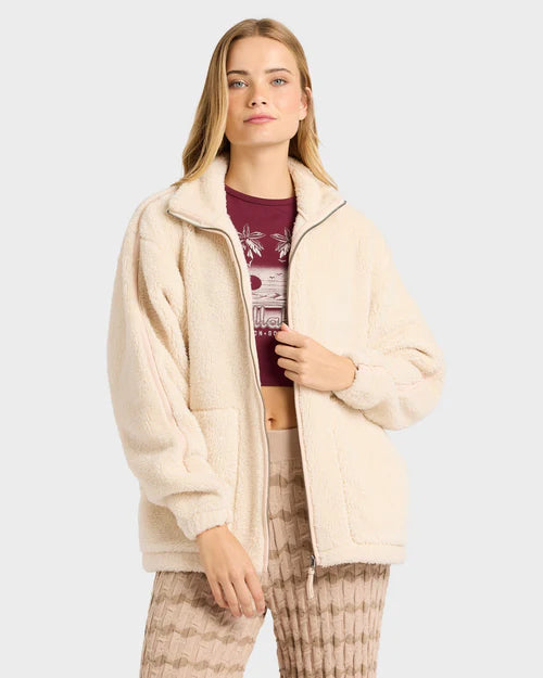BILLABONG Sweet Ride Zip Up White Cap