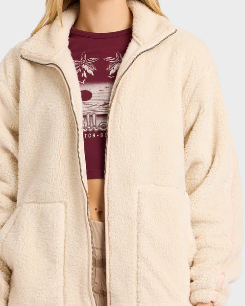 BILLABONG Sweet Ride Zip Up White Cap