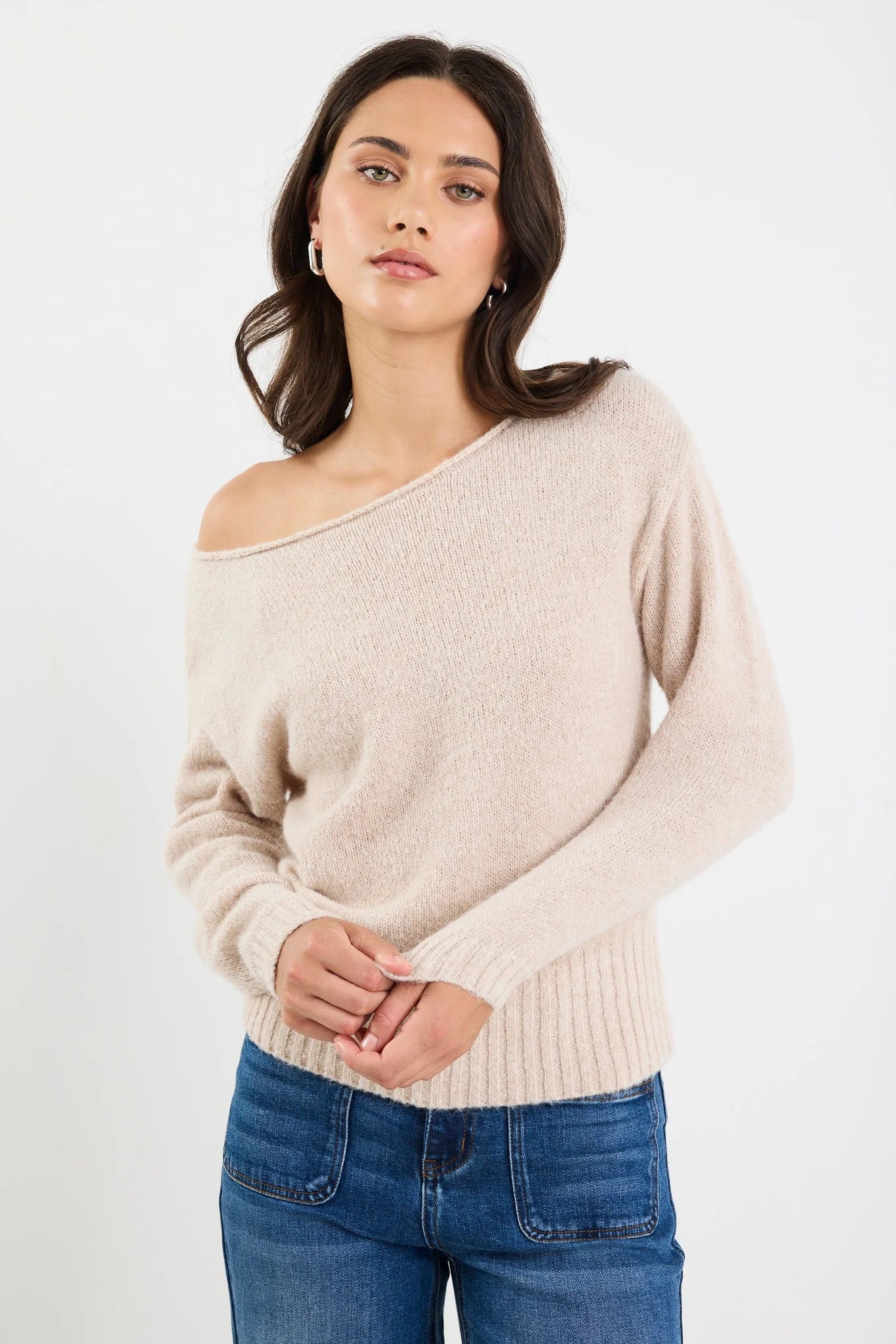 BY ROSA Society Oat off the Shoulder Top