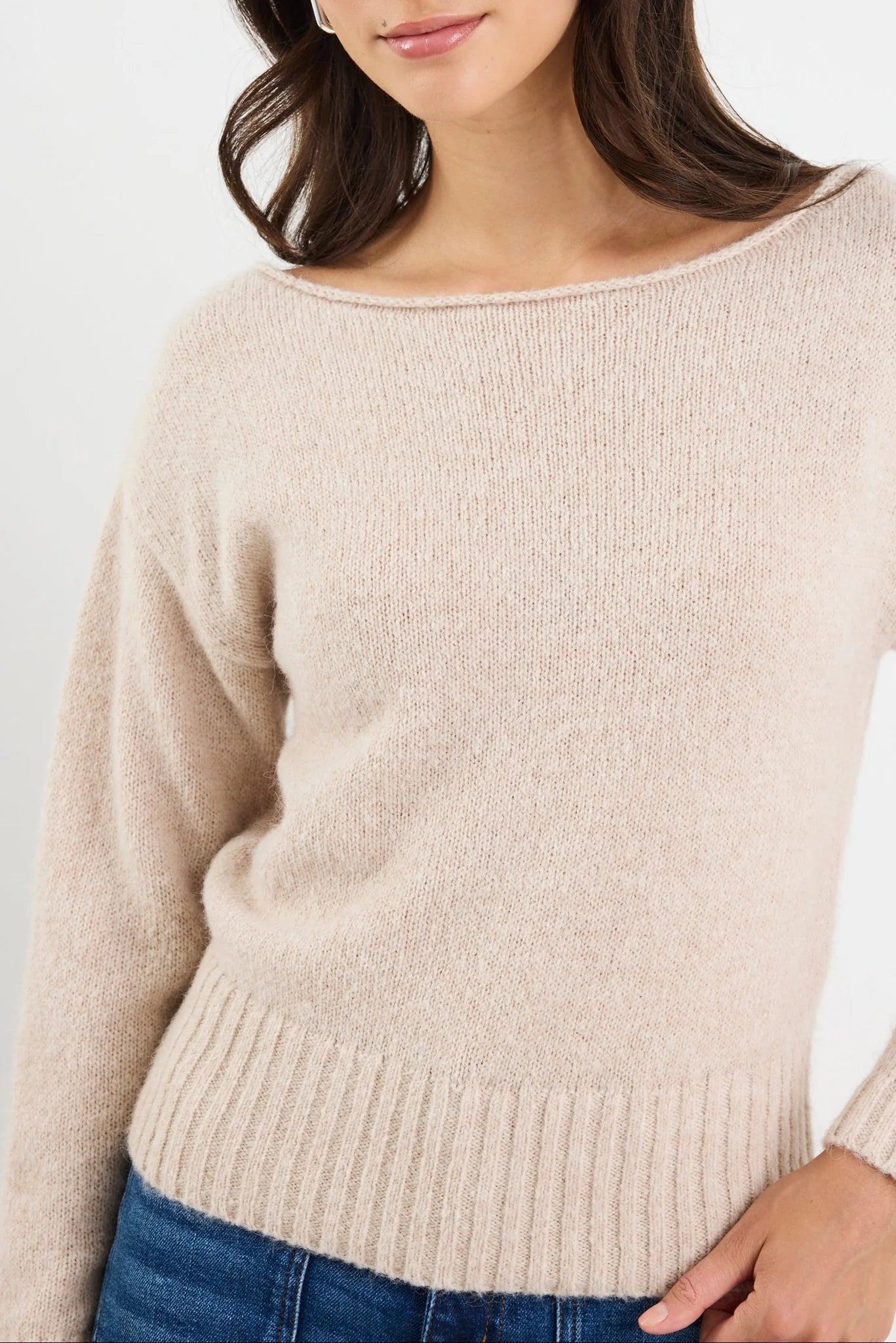BY ROSA Society Oat off the Shoulder Top
