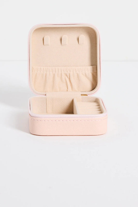 HUMBLE + HEART Square Travel Jewellery Case Blush