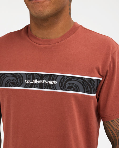QUIKSILVER Takarangi Panel Tee