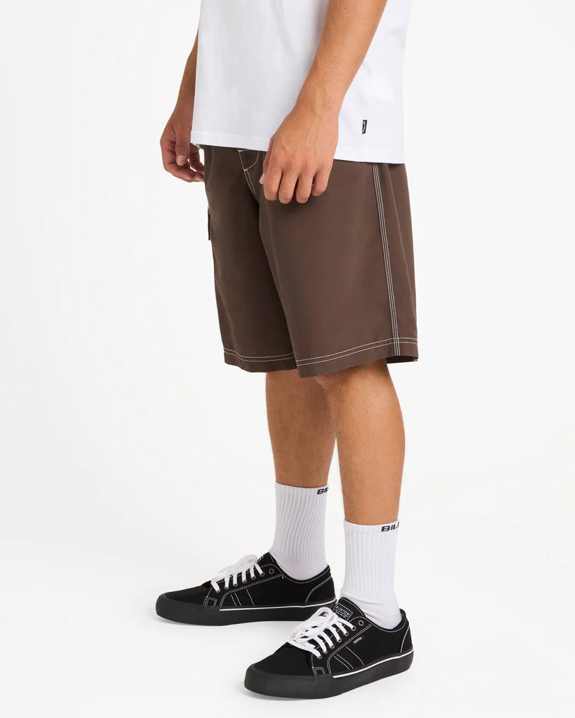 BILLABONG Throw On Boardshort Dark Brown