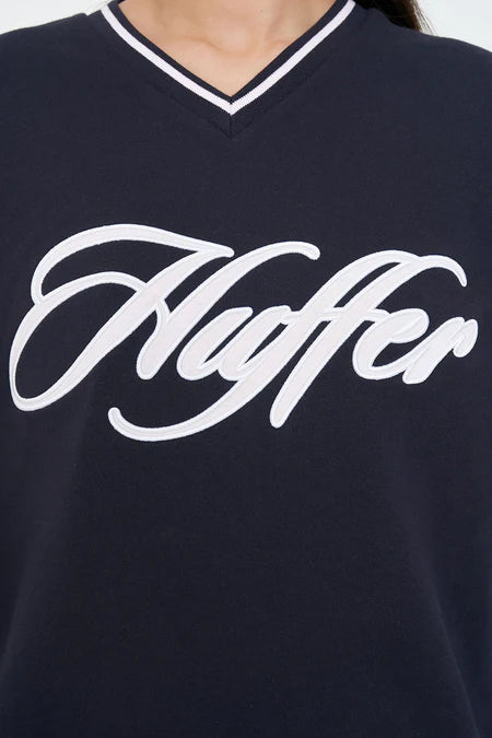 HUFFER V-Neck Saturday Crew