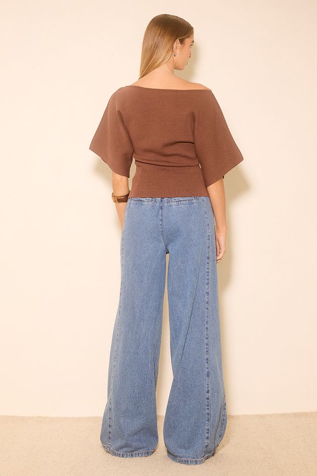 MON RENN Venture Knit Top Cacao