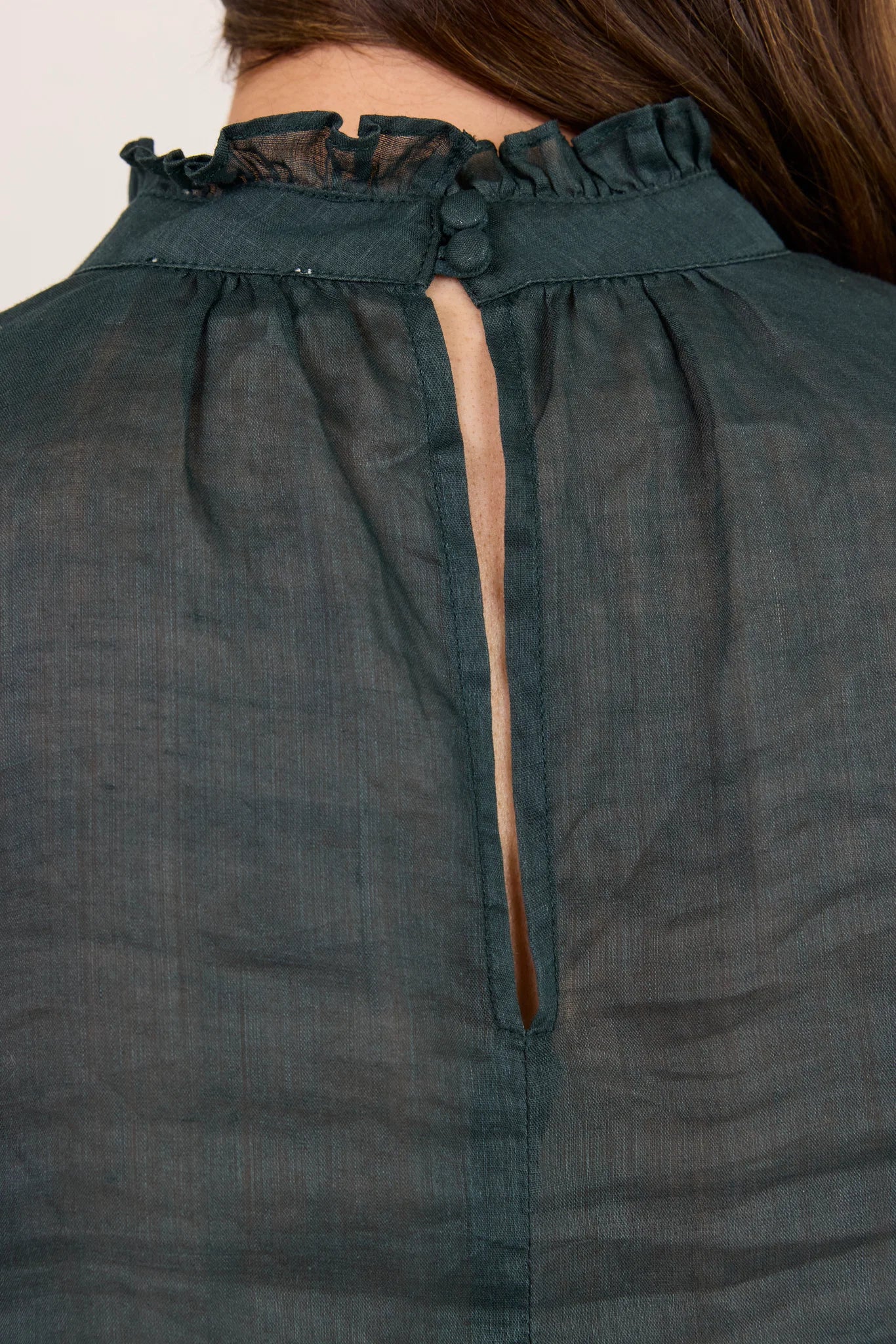 BY ROSA Verse Petrol Sheer Top
