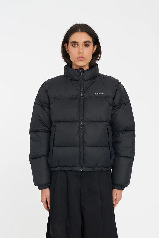 HUFFER Rider Puffer Jacket Black